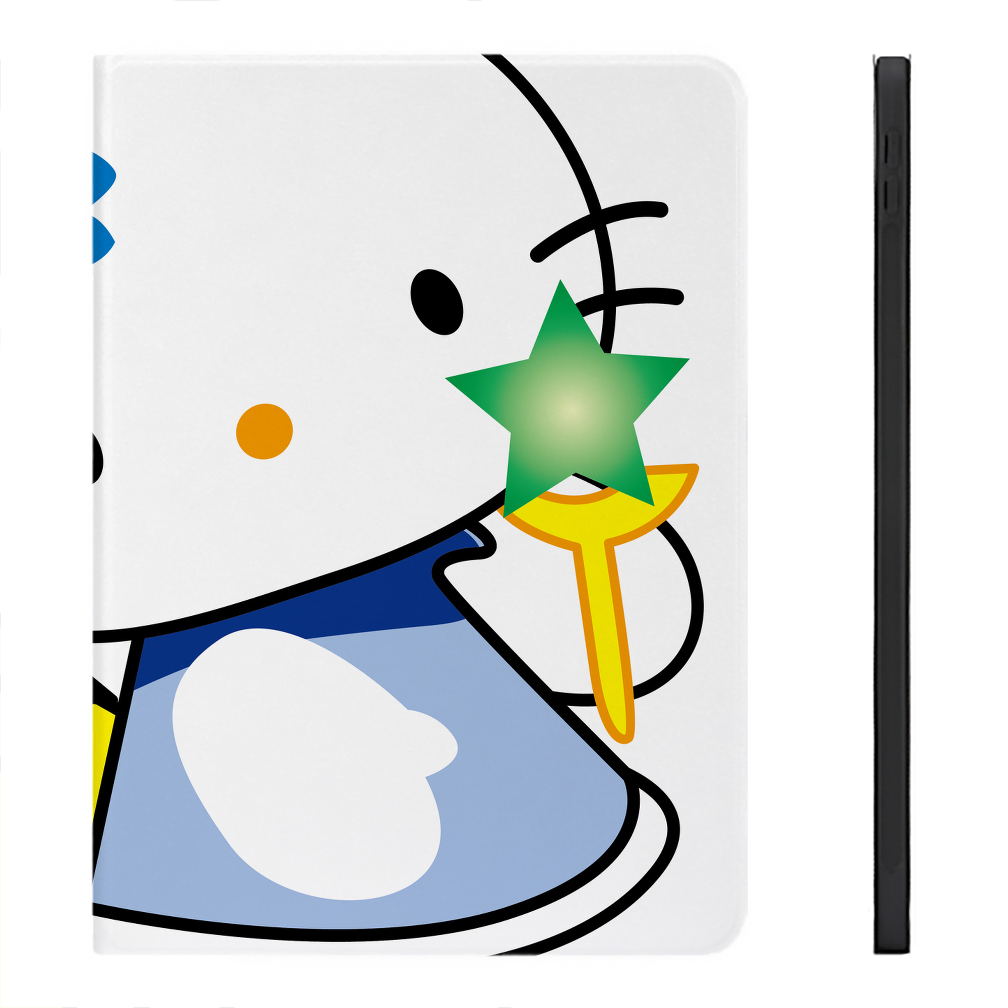 （画像用） Hello Kitty ハローキティ IPadケース ペンホルダー付き ブックスタイルデザイン